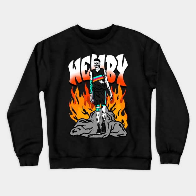 Wemby Crewneck Sweatshirt by lockdownmnl09